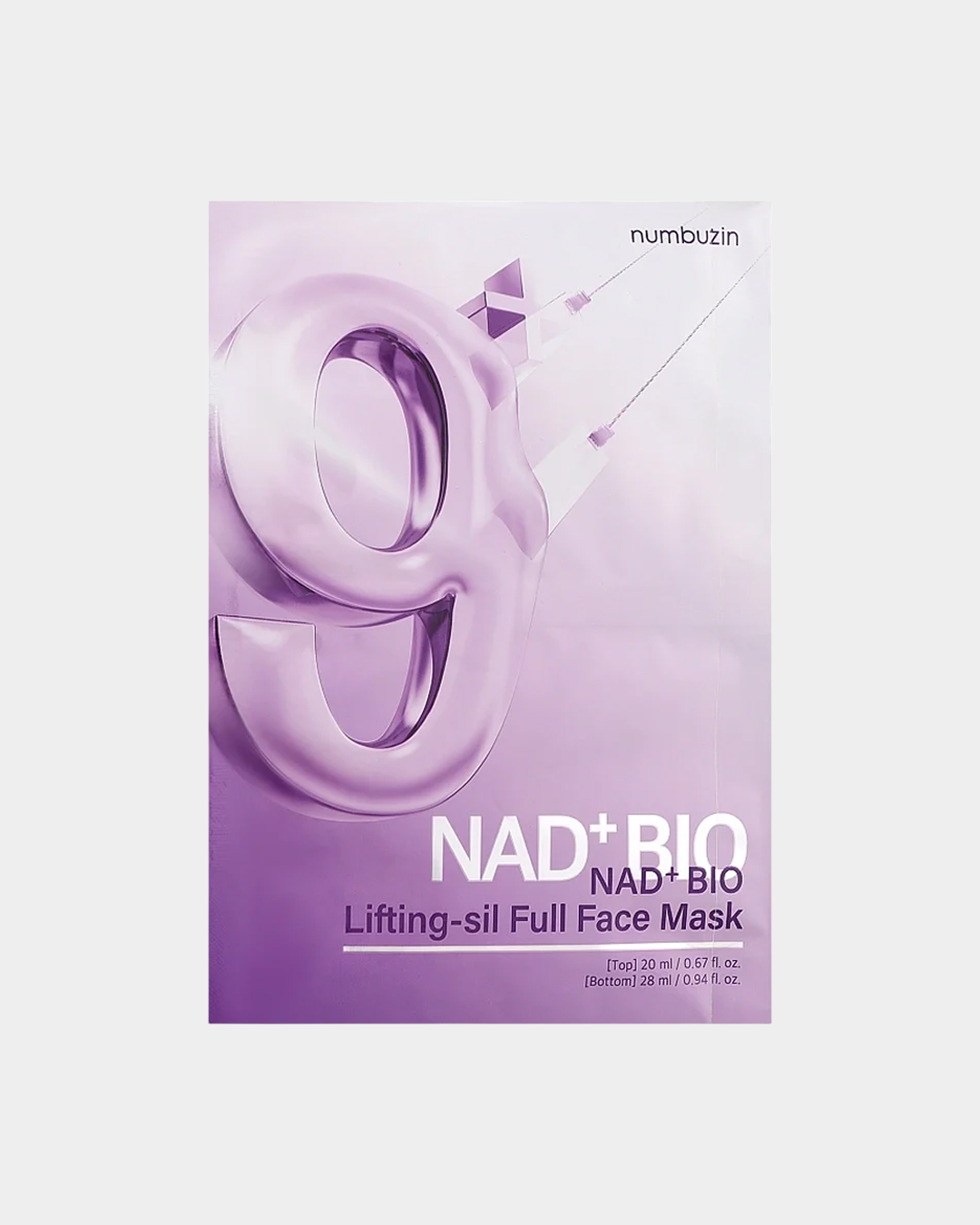 Numbuzin No.9 NAD Bio Lifting Full Cover Facial Mask